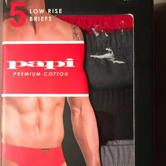 5 PR LOW RISE BRIEFS PAPI PREMIUM COTTON SMALL - Picture 6 of 6